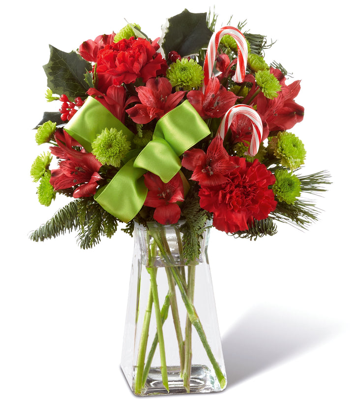 The Candy Cane Lane Bouquet - Same Day Flower Delivery