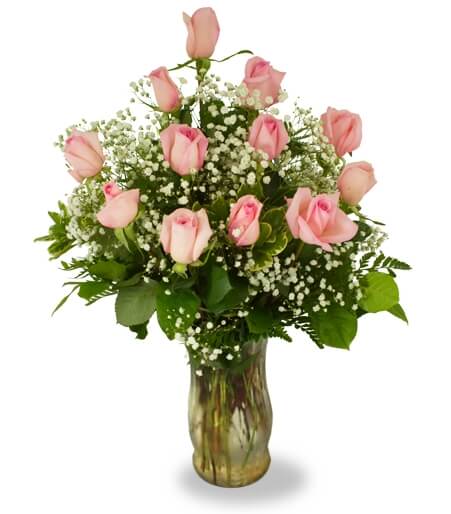 Precious Pink Roses - Same Day Flower Delivery