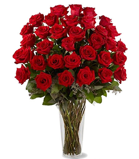 Three Dozen Red Roses - Same Day Flower Delivery