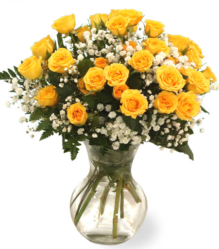 Yellow Spray Rose Bouquet - Same Day Flower Delivery