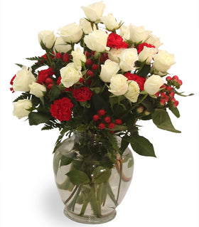 Red and White Bouquet