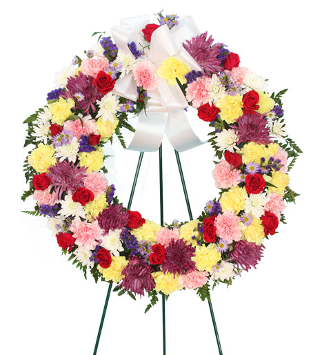 Life Salute Wreath - Same Day Flower Delivery