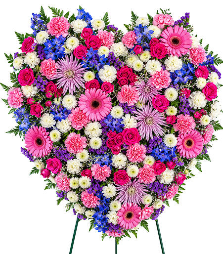 Colorful Spirit Heart - Same Day Flower Delivery