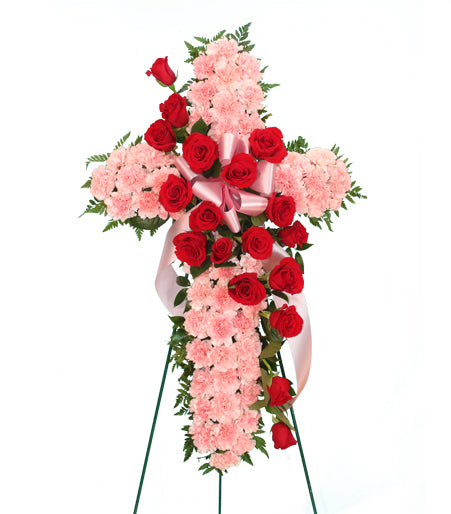 Precious Flower Cross - Same Day Flower Delivery