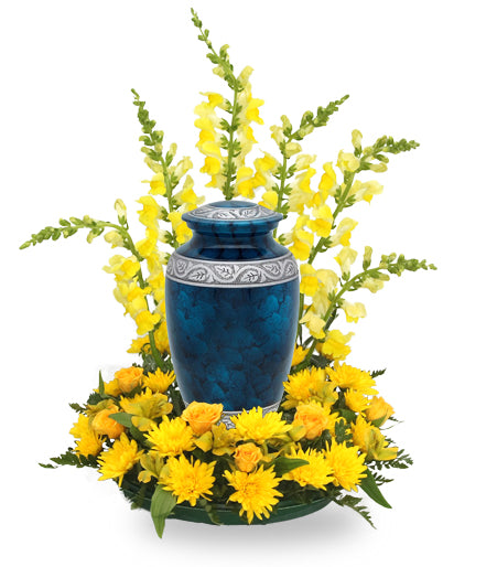Angelic Urn Flower Arrangement - Same Day Flower Delivery