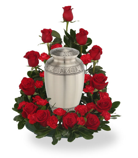 Eternal Love Flower Urn Arrangement - Same Day Flower Delivery