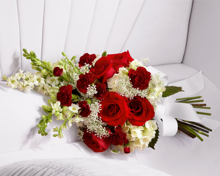 Forever in Our Hearts Casket Adornment - Same Day Flower Delivery