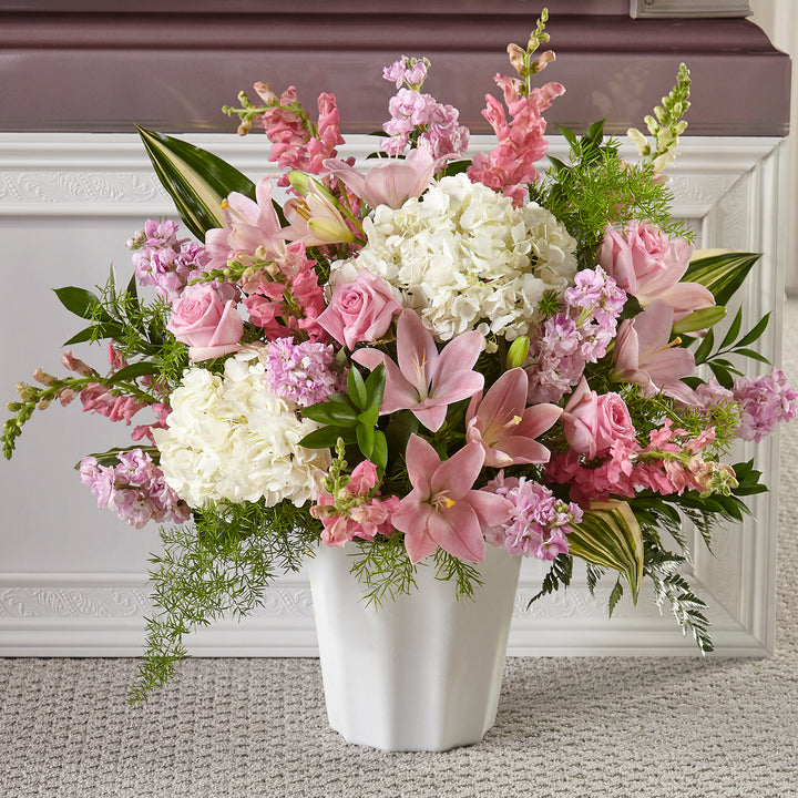Simply Serene Floor Basket - Same Day Flower Delivery