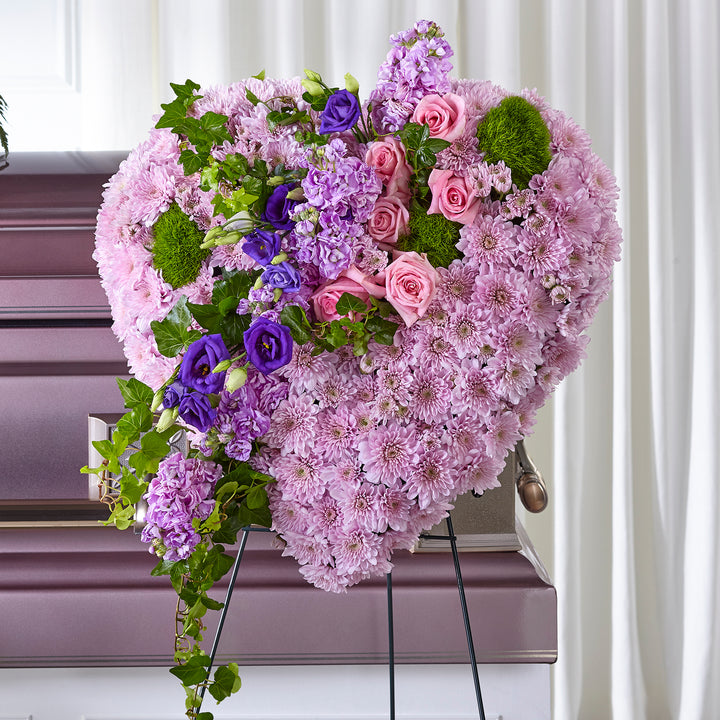 Treasured Love Standing Heart - Same Day Flower Delivery