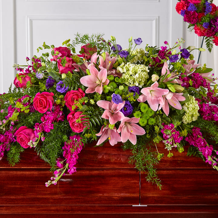 Radiant Tribute Casket Spray - Same Day Flower Delivery