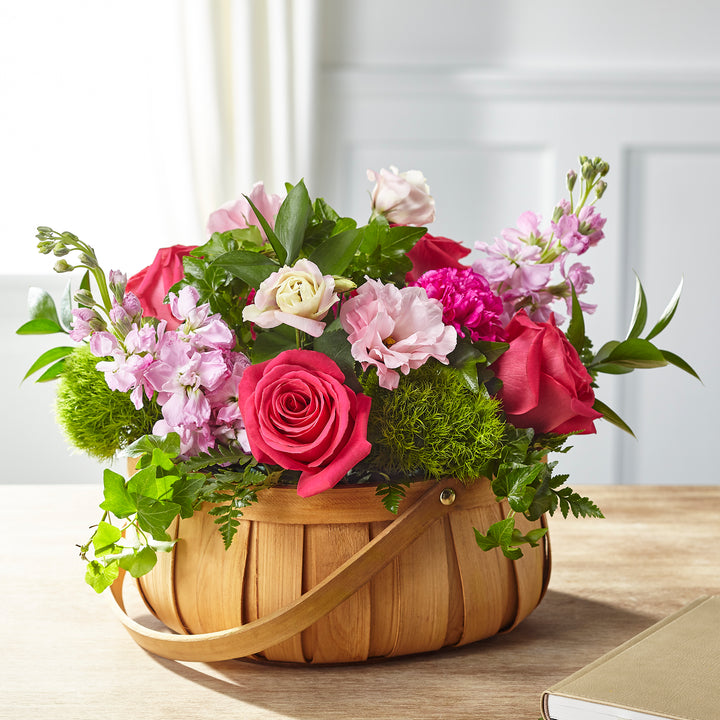 Radiant Remembrance Basket - Same Day Flower Delivery