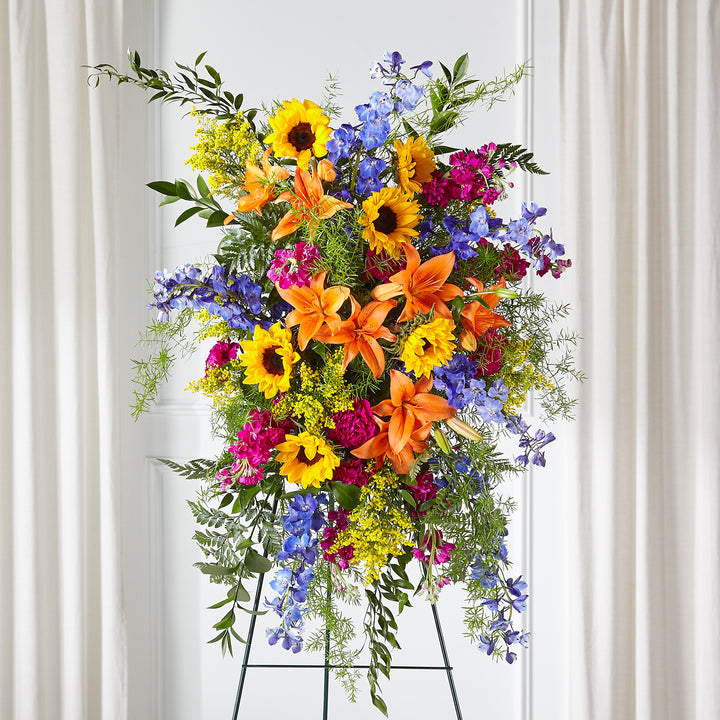 Sunlit Memories Standing Spray - Same Day Flower Delivery