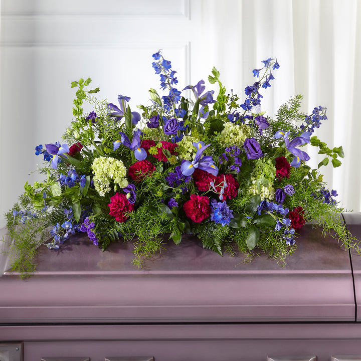 Always Treasured Casket Spray - Same Day Flower Delivery