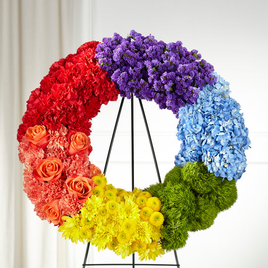 Circle of Love Wreath - Same Day Flower Delivery