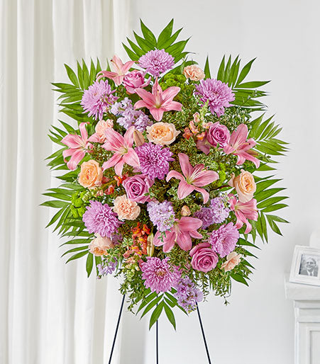 Love & Light Standing Spray - Same Day Flower Delivery