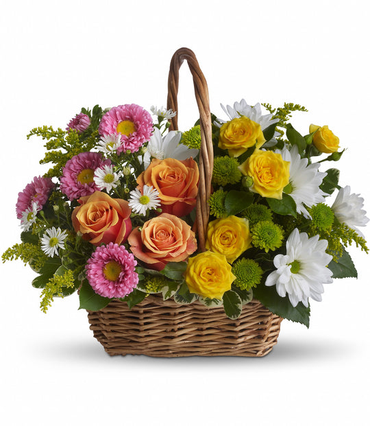 Sweet Tranquility Basket - Same Day Flower Delivery