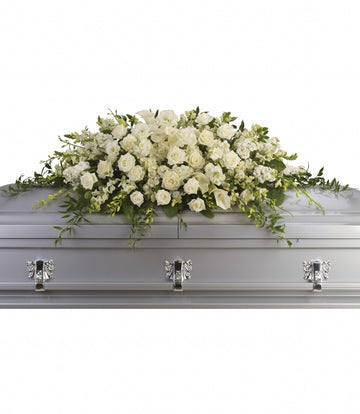 Purity and Peace Casket Spray