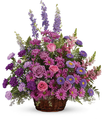 Gracious Lavender Basket