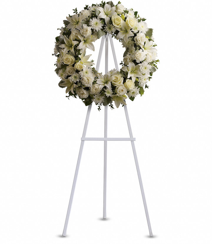 Serenity Wreath - Same Day Flower Delivery