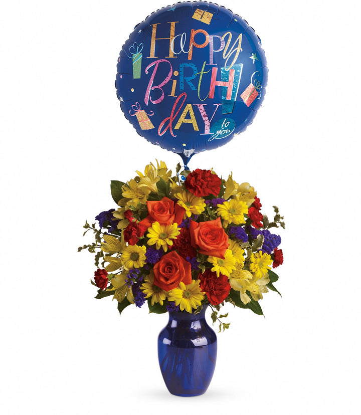 Fly Away Birthday Bouquet - Same Day Flower Delivery