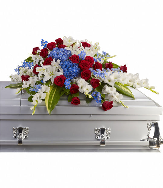 Distinguished Service Casket Spray - Same Day Flower Delivery