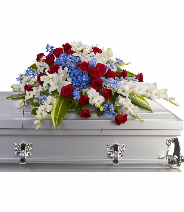Distinguished Service Casket Spray - Same Day Flower Delivery