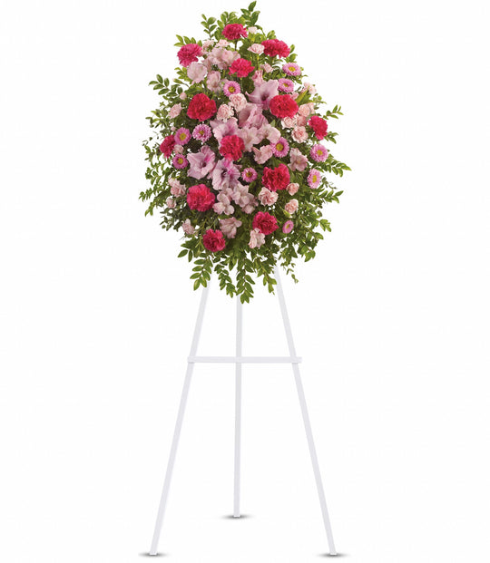 Pink Tribute Spray - Same Day Flower Delivery