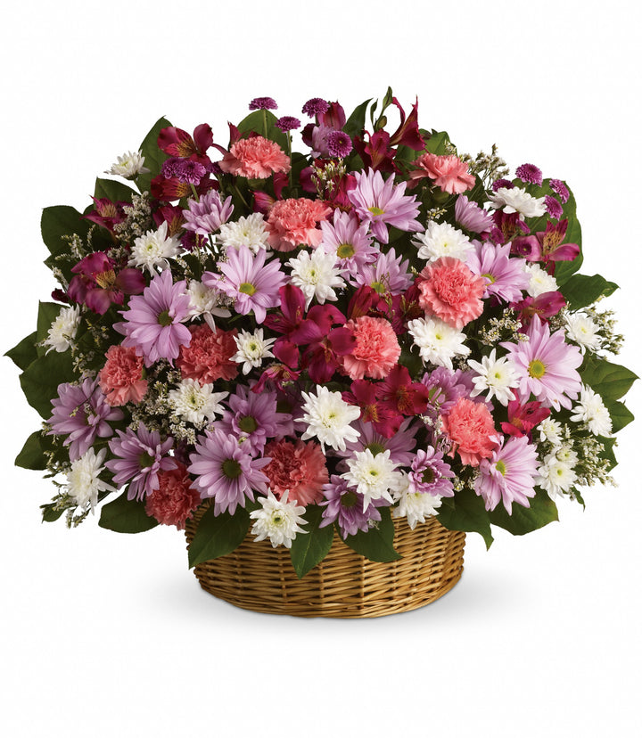 Rainbow Reflections Basket - Same Day Flower Delivery