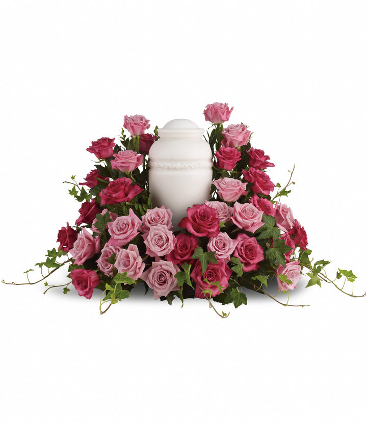 Bed of Pink Roses - Same Day Flower Delivery