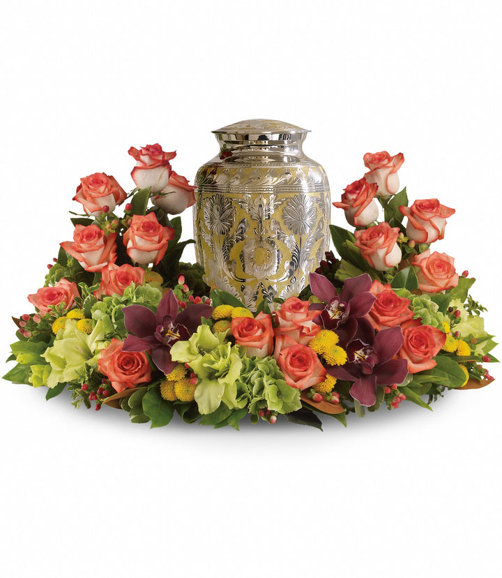 Sunset Wreath - Same Day Flower Delivery