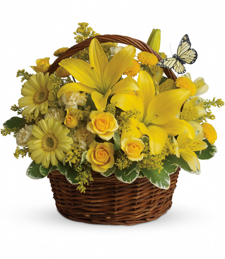 Basket Full of Wishes - Same Day Flower Delivery